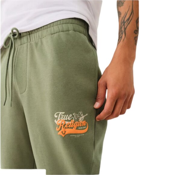 True Religion Men's Sweatsuit Size M Fleece Tracksuit Gift Set Olive Green NWT - Picture 7 of 11